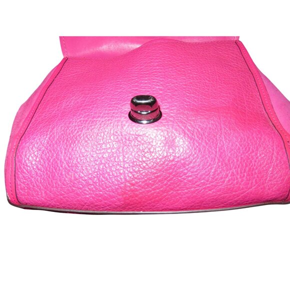 Coach 2016 Drifter Pink Mixed Leather Carryall Satchel 2 Way Crossbody Handbag - Picture 12 of 14